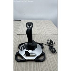 LOGITECH Extreme 3D PRO X3D J-UK17 USB Flight PC USB Simulator Joystick TESTED